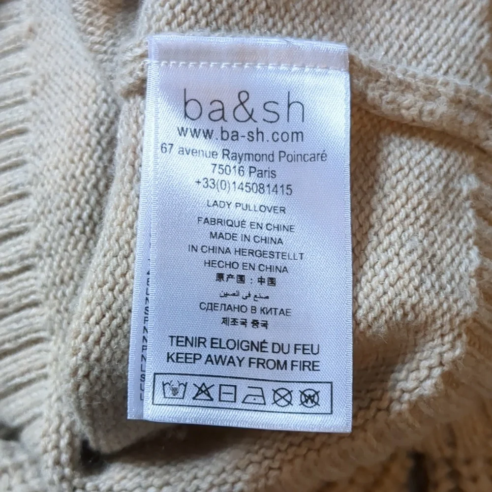ba&sh Cream V-Neck Sweater - Picture 6 of 6